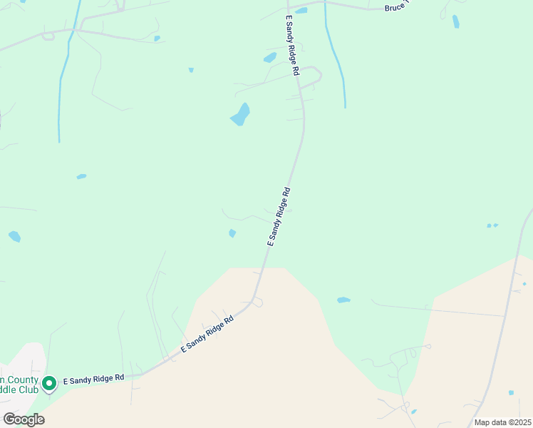 map of restaurants, bars, coffee shops, grocery stores, and more near 903 East Sandy Ridge Road in Monroe