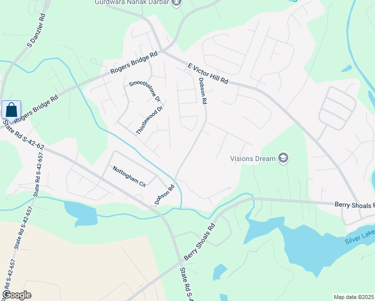 map of restaurants, bars, coffee shops, grocery stores, and more near 271 Dobson Road in Duncan