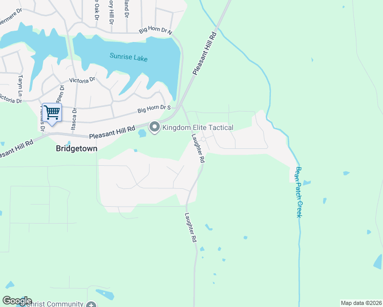 map of restaurants, bars, coffee shops, grocery stores, and more near 2015 Laughter Road in DeSoto County