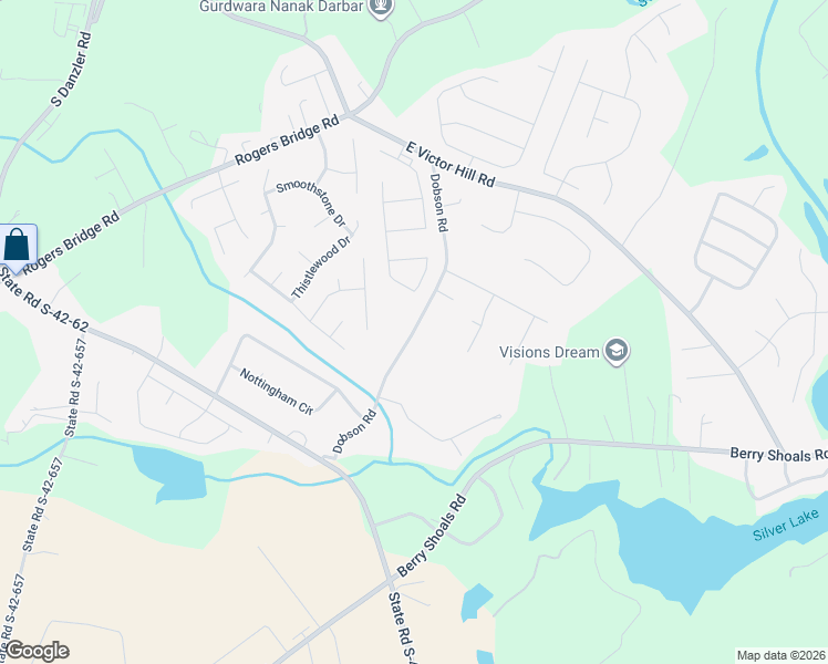 map of restaurants, bars, coffee shops, grocery stores, and more near 275 Dobson Road in Duncan