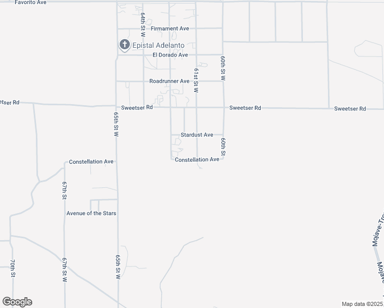 map of restaurants, bars, coffee shops, grocery stores, and more near 4775 61st Street West in Rosamond