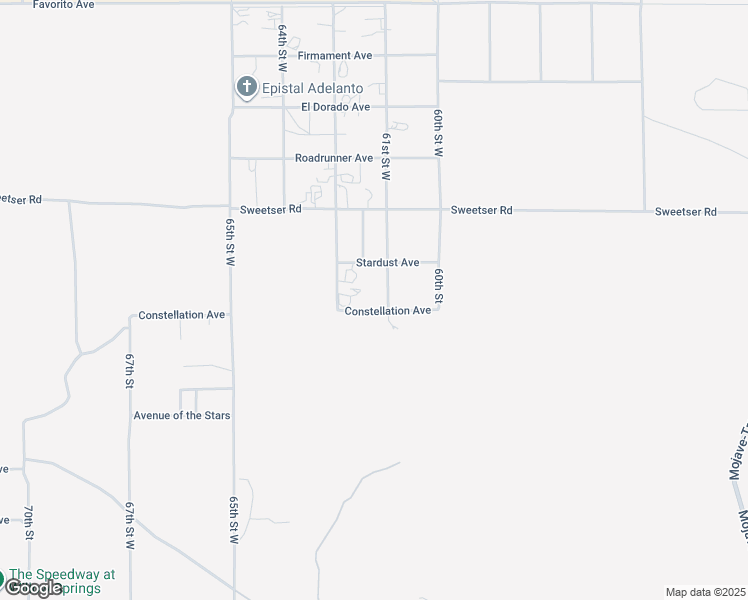 map of restaurants, bars, coffee shops, grocery stores, and more near 4775 61st Street West in Rosamond