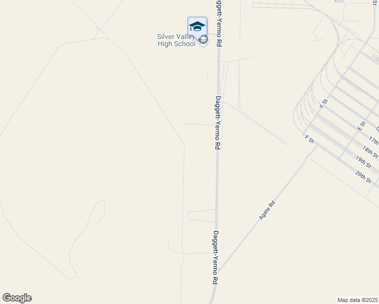 map of restaurants, bars, coffee shops, grocery stores, and more near 35008 Daggett-Yermo Road in Daggett