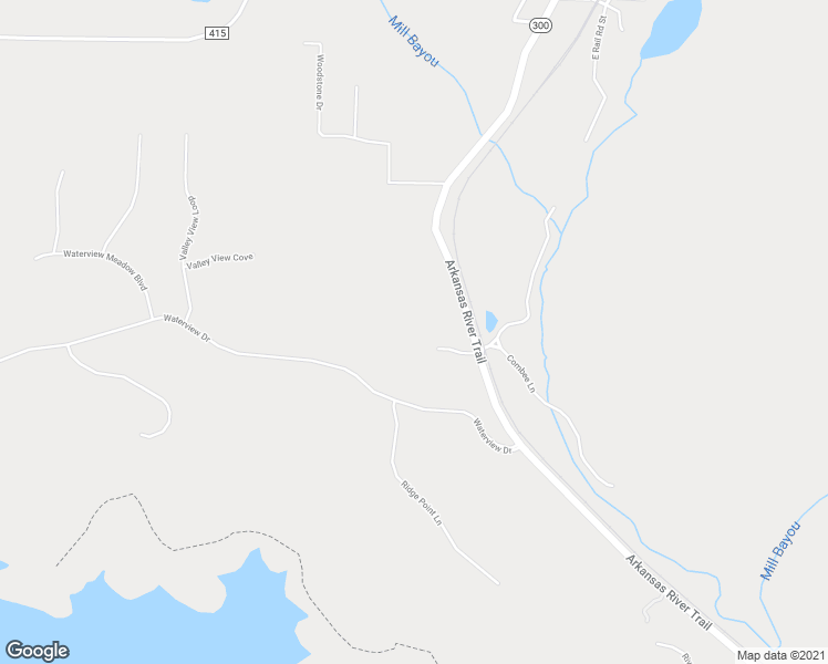 map of restaurants, bars, coffee shops, grocery stores, and more near 16713 Arkansas 300 in Roland