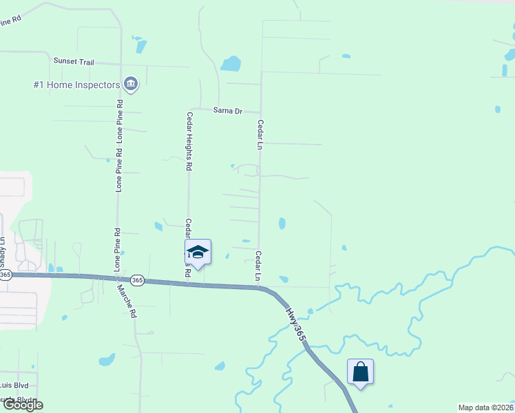 map of restaurants, bars, coffee shops, grocery stores, and more near 4905 Montgomery Lane in North Little Rock