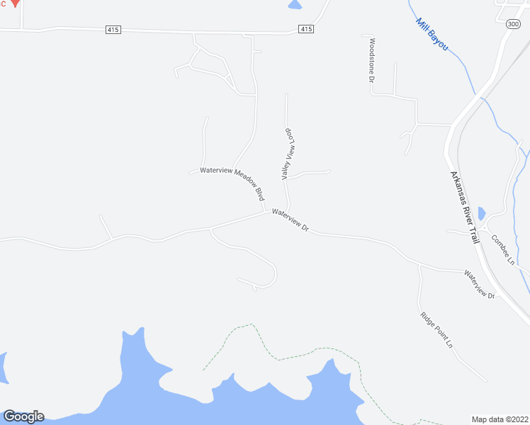 map of restaurants, bars, coffee shops, grocery stores, and more near 22023 Waterview Drive in Roland