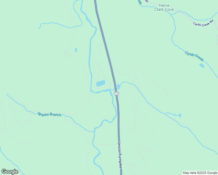 map of restaurants, bars, coffee shops, grocery stores, and more near 4170 Riverbank Run in Hiawassee