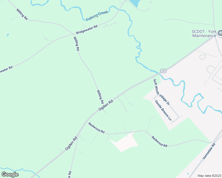 map of restaurants, bars, coffee shops, grocery stores, and more near 1030 Milling Road in Rock Hill