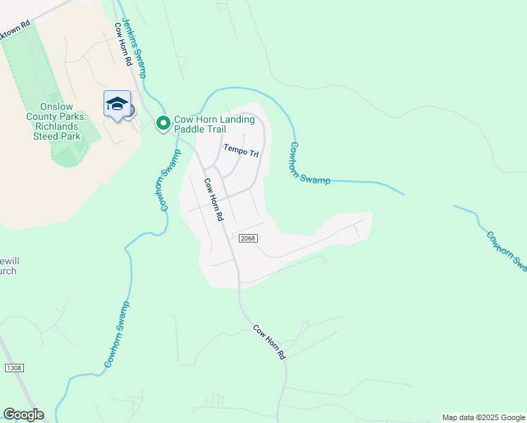 map of restaurants, bars, coffee shops, grocery stores, and more near 709 Opus Court in Richlands