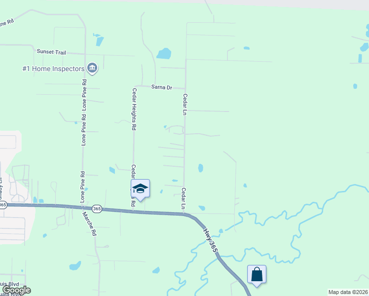 map of restaurants, bars, coffee shops, grocery stores, and more near 4905 Montgomery Lane in North Little Rock