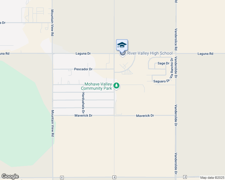map of restaurants, bars, coffee shops, grocery stores, and more near 2218 Cabot Drive in Mohave Valley