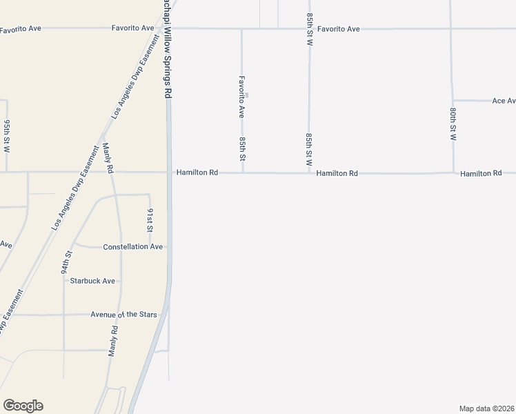 map of restaurants, bars, coffee shops, grocery stores, and more near 8684 Sweetser Road in Rosamond