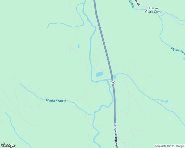 map of restaurants, bars, coffee shops, grocery stores, and more near 4128 Riverbank Run in Hiawassee