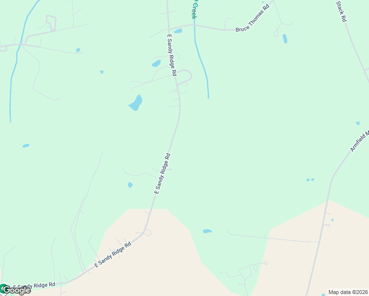 map of restaurants, bars, coffee shops, grocery stores, and more near 1008 East Sandy Ridge Road in Monroe