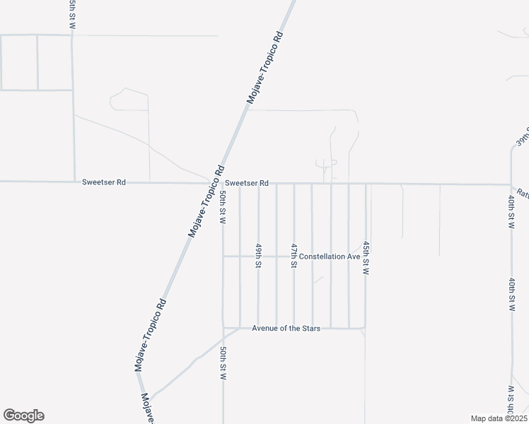 map of restaurants, bars, coffee shops, grocery stores, and more near 4901 Tobacco Road in Rosamond