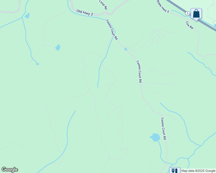 map of restaurants, bars, coffee shops, grocery stores, and more near 520 Sun Rock Mountain Road in Blue Ridge