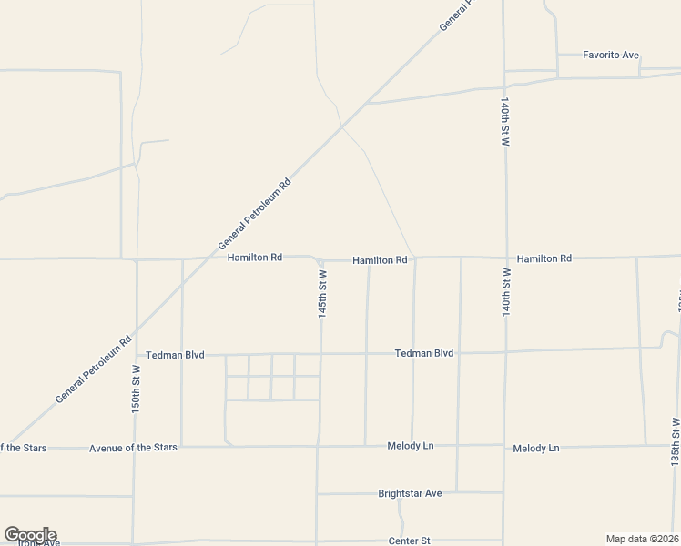 map of restaurants, bars, coffee shops, grocery stores, and more near 145th Street West in Rosamond