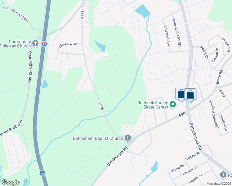 map of restaurants, bars, coffee shops, grocery stores, and more near 467 South 678 in Moore