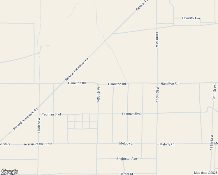 map of restaurants, bars, coffee shops, grocery stores, and more near Hamilton Road in Rosamond