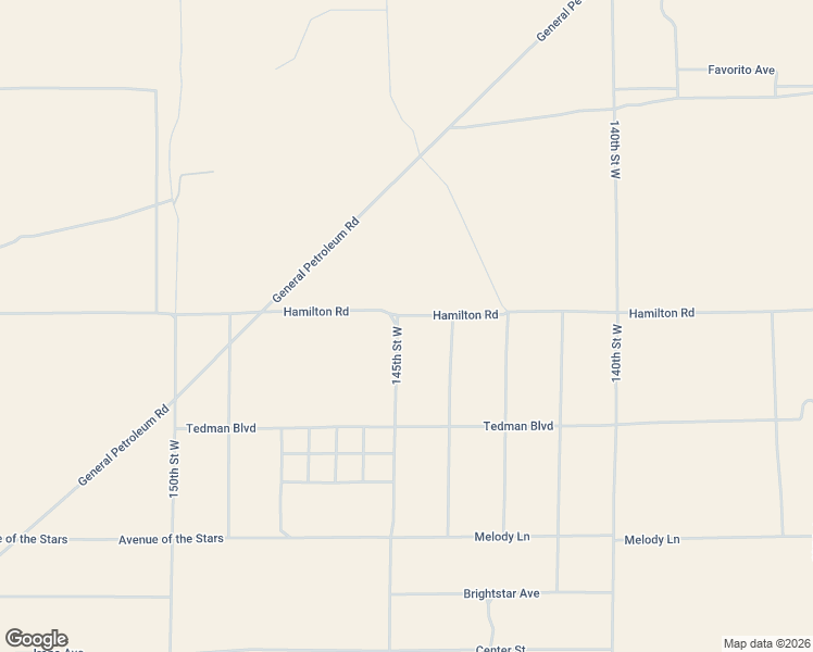 map of restaurants, bars, coffee shops, grocery stores, and more near 145th Street West in Rosamond