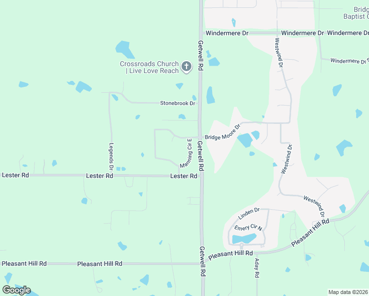 map of restaurants, bars, coffee shops, grocery stores, and more near 2139 Manning Circle South in Southaven