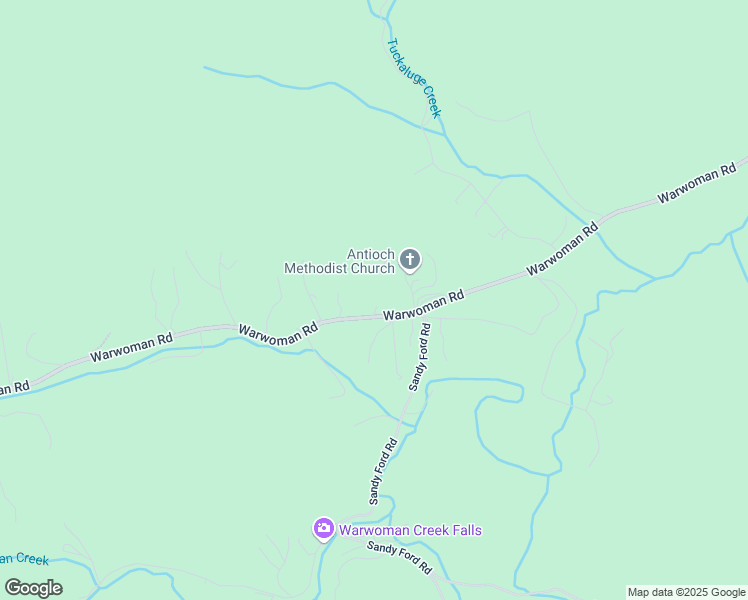 map of restaurants, bars, coffee shops, grocery stores, and more near 45 Antioch Church Road in Clayton