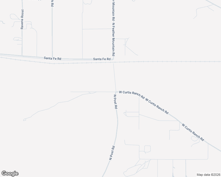 map of restaurants, bars, coffee shops, grocery stores, and more near 2050 West Curtis Ranch Road in Paulden