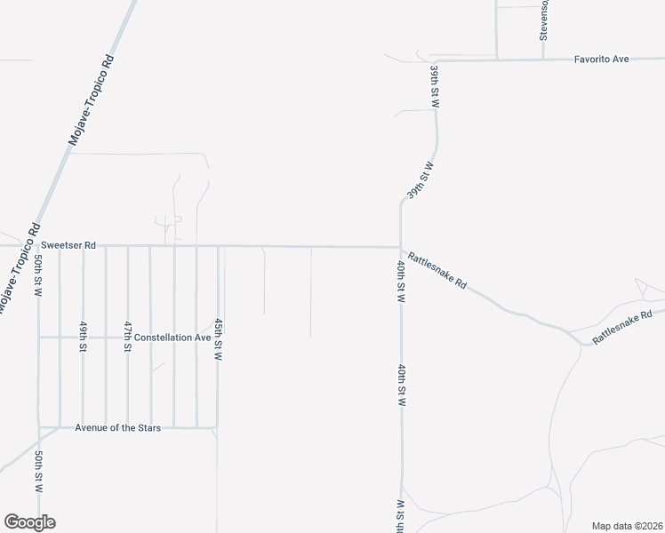 map of restaurants, bars, coffee shops, grocery stores, and more near 4178 Sweetser Road in Rosamond