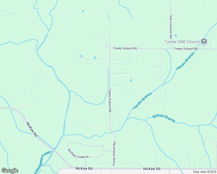 map of restaurants, bars, coffee shops, grocery stores, and more near 922 Toney School Road in Toney