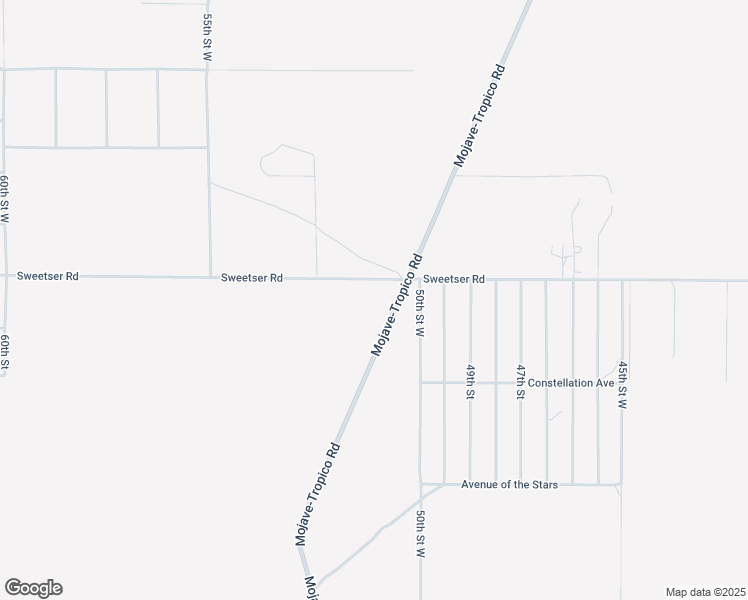 map of restaurants, bars, coffee shops, grocery stores, and more near Mojave-Tropico Road in Rosamond