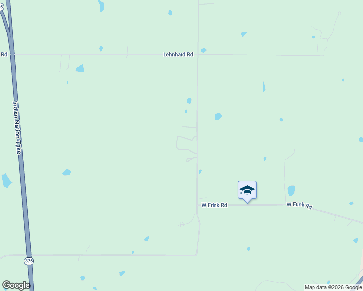 map of restaurants, bars, coffee shops, grocery stores, and more near 2544 Shuman Road in McAlester