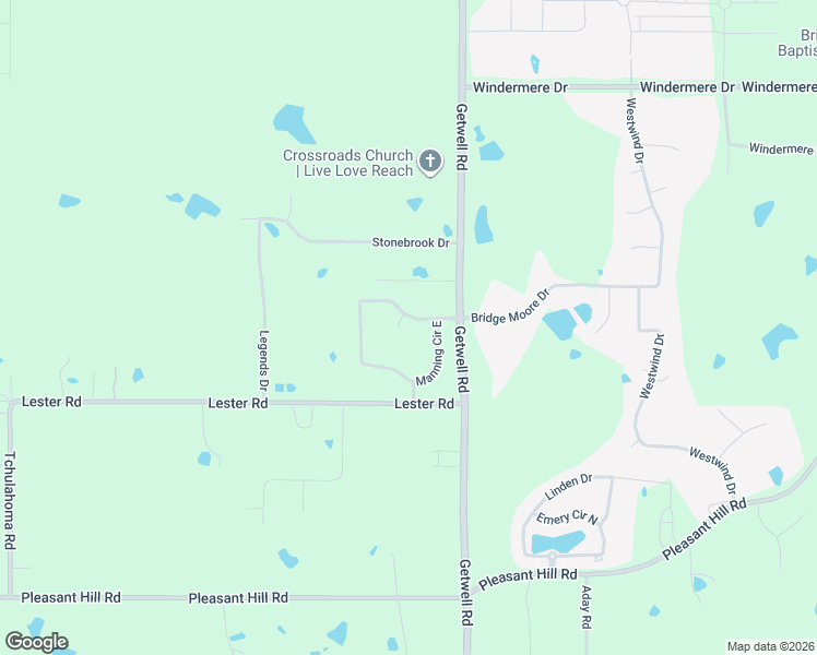 map of restaurants, bars, coffee shops, grocery stores, and more near 2139 Manning Circle South in DeSoto County