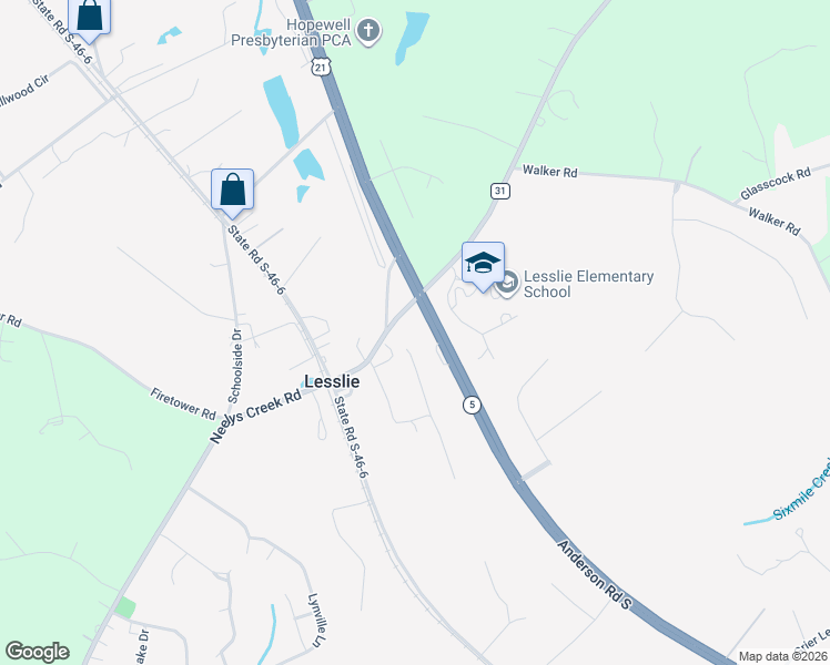 map of restaurants, bars, coffee shops, grocery stores, and more near 172 Neely Store Road in Rock Hill