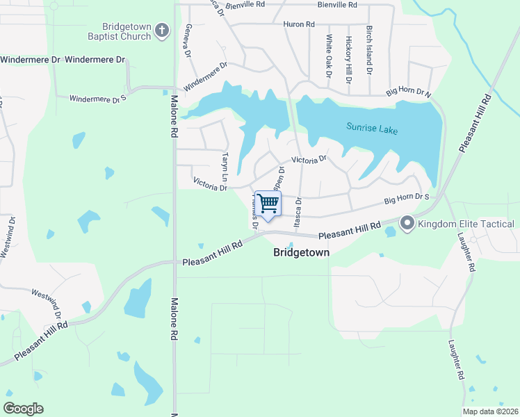map of restaurants, bars, coffee shops, grocery stores, and more near 2020 Plumas Drive in DeSoto County