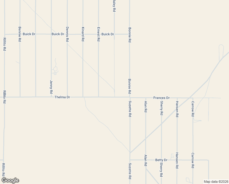 map of restaurants, bars, coffee shops, grocery stores, and more near 14094 Raley Road in Yucca
