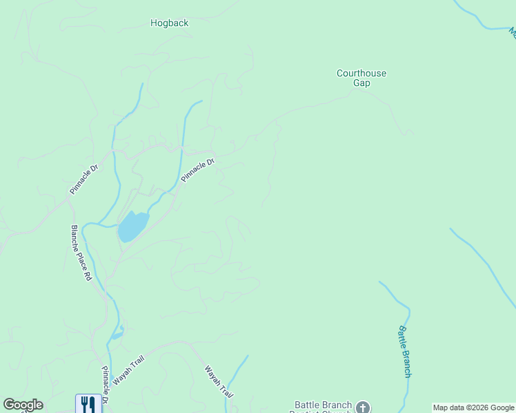 map of restaurants, bars, coffee shops, grocery stores, and more near 620 Courthouse Gap Road in Clayton