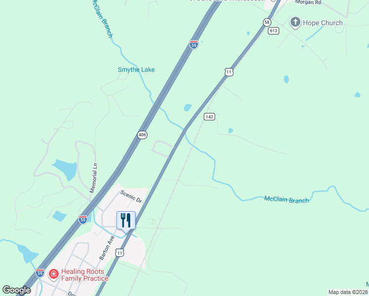 map of restaurants, bars, coffee shops, grocery stores, and more near 13996 U.S. 11 in Trenton