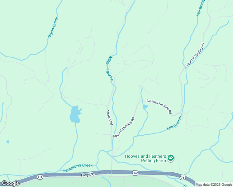 map of restaurants, bars, coffee shops, grocery stores, and more near 590 Sparks Road in Morganton