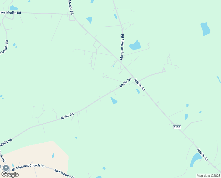 map of restaurants, bars, coffee shops, grocery stores, and more near 1715 Mullis Road in Monroe