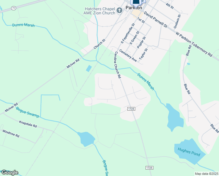 map of restaurants, bars, coffee shops, grocery stores, and more near 142-180 Apache Drive in Parkton