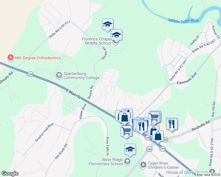 map of restaurants, bars, coffee shops, grocery stores, and more near 800 Squires Point in Duncan