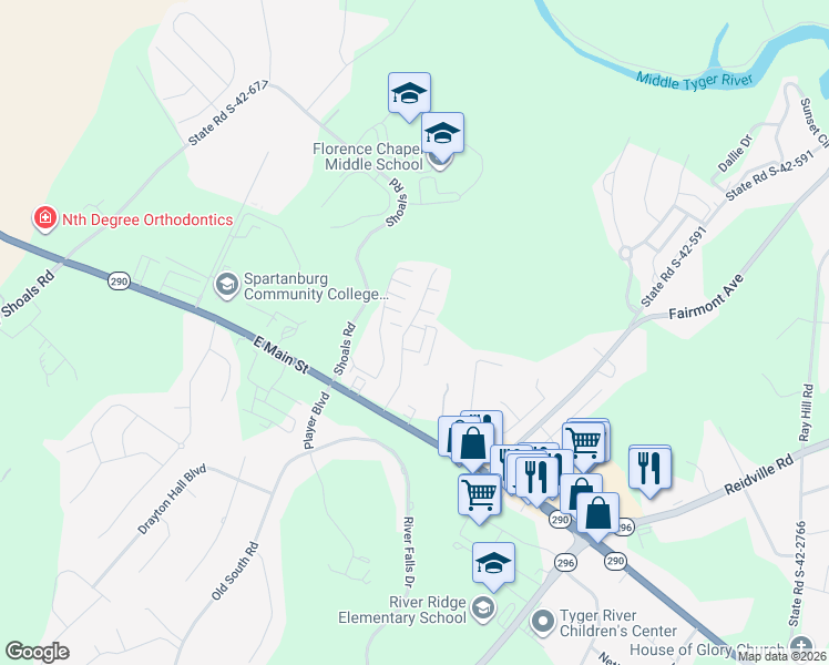map of restaurants, bars, coffee shops, grocery stores, and more near 800 Squires Point in Duncan