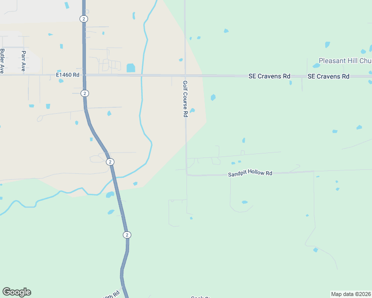 map of restaurants, bars, coffee shops, grocery stores, and more near 2055 Golf Course Road in Wilburton