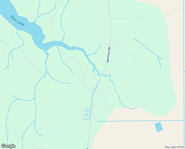 map of restaurants, bars, coffee shops, grocery stores, and more near 132 Merrill Lane in Beaufort