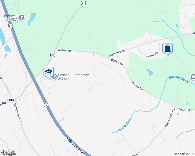 map of restaurants, bars, coffee shops, grocery stores, and more near 1339 Glenview Lane in Rock Hill