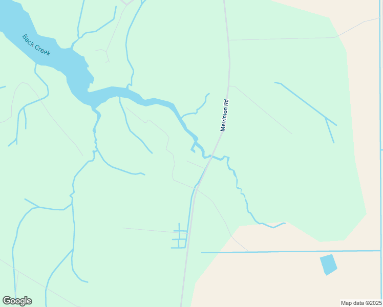 map of restaurants, bars, coffee shops, grocery stores, and more near 132 Merrill Lane in Beaufort