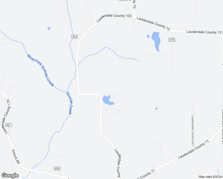 map of restaurants, bars, coffee shops, grocery stores, and more near 2300 County Road 103 in Killen