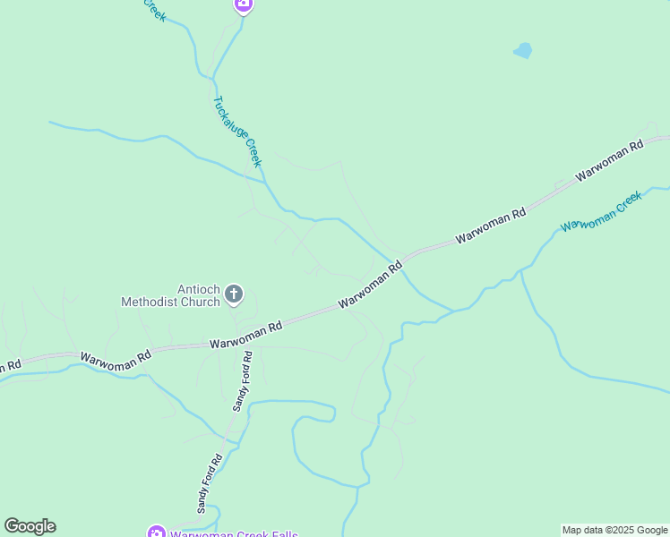map of restaurants, bars, coffee shops, grocery stores, and more near 94 Tuckaluge Creek Road in Clayton