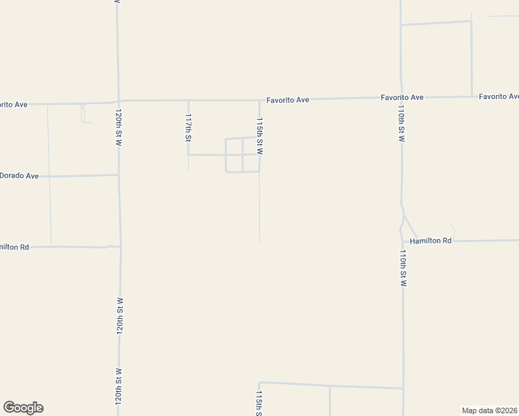 map of restaurants, bars, coffee shops, grocery stores, and more near 115th Street in Rosamond