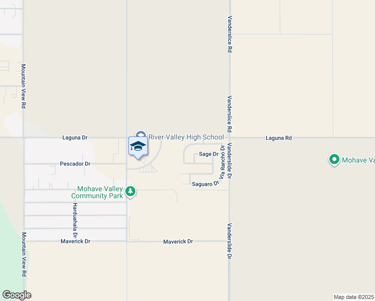 map of restaurants, bars, coffee shops, grocery stores, and more near 2424 Palo Verde Drive in Mohave Valley